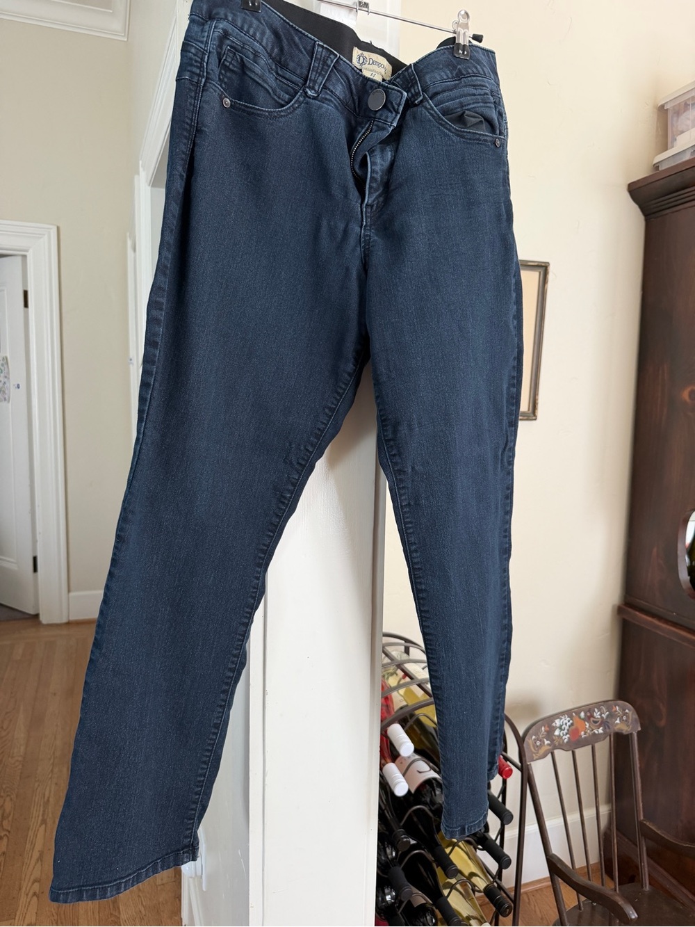 Democracy Dark Indigo Straight Leg Jeans